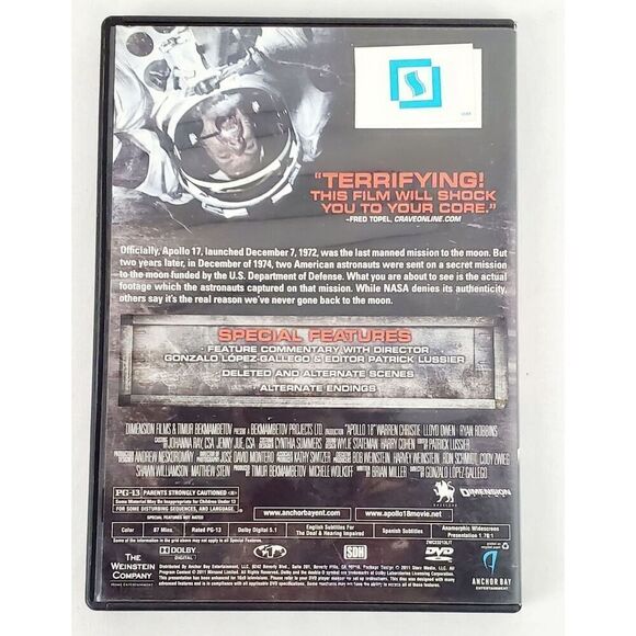 Apollo 18 (2011 Film) Sci-fi/Horror Movie [DVD] - Picture 2 of 3